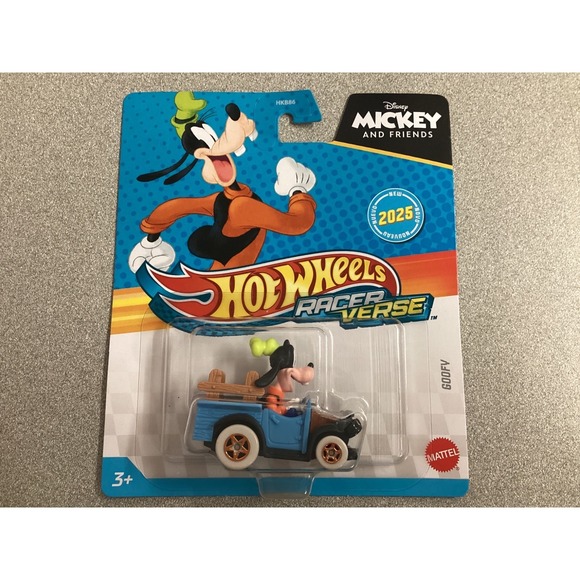 Mattel Other - 2025 Mattel Hot Wheels Racer Verse Mickey & Friends Goofy - New